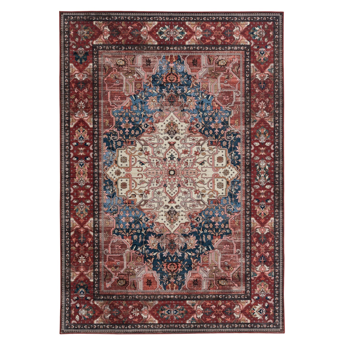 Royal Antique Persian Vintage Design Rug Machine Washable